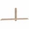 Ekena Millwork Eugene Smooth Timber Gable Bracket, Douglas Fir, 96"W x 28"H x 3 1/2"D x 3 1/2"F, 7/12 Pitch GBW096X28X0404EUG00SDF - alternate 5